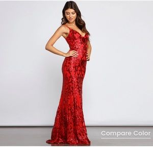 Red Prom Dress! Size small but could also fit medium